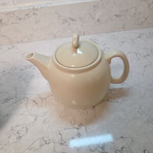 Elegant Cream Teapot